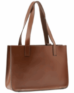Tote Bag Shopper Leather Tote Bag – Brown Leather Handbag Laptop Case, Stylish and Practical - Image 6