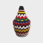 Berber Basket L – AMANE | Handmade Moroccan Wool & Grass Basket