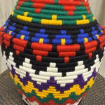 Berber Basket L – AMANE | Handmade Moroccan Wool & Grass Basket - Image 4