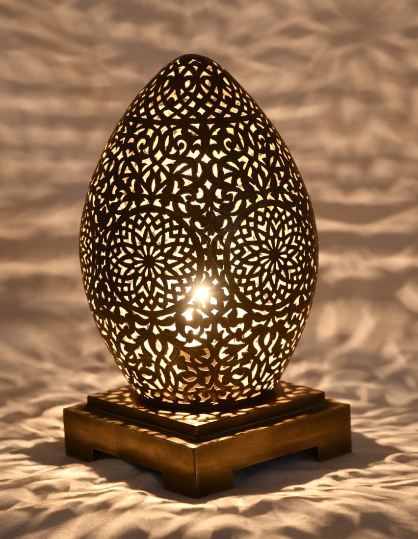 Dakhla Moroccan Lantern – Handmade Copper Lantern Dakhla Moroccan Lantern – Handmade Copper Lantern - Image 1