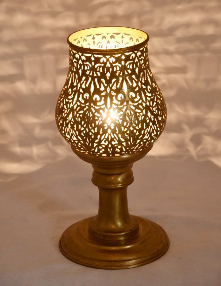 El Jadida Moroccan Lantern – Handmade Copper Lantern (2) El Jadida Moroccan Lantern – Handmade Copper Lantern - Image 1