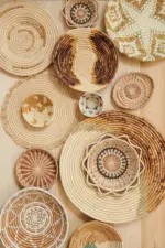 Grasslands Wheat Mini Basket – Handwoven Sisal & Sweetgrass Bowl | Fair Trade African Craft - Image 3