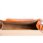 Handmade Moroccan Leather Crossbody Bag – Geometric Cowhide Sling Bag  Adjustable Strap & Magnetic Closure - Image 5