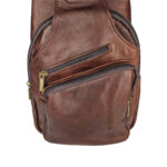 Handmade Moroccan Leather Sling Bag – Genuine Sheep Leather Crossbody  Everyday Travel & Casual Bag - Image 6