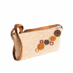 Handmade Moroccan Rectangle Raffia Handbag – Woven Straw Bag with Leather Strap | Lightweight Summer Tote