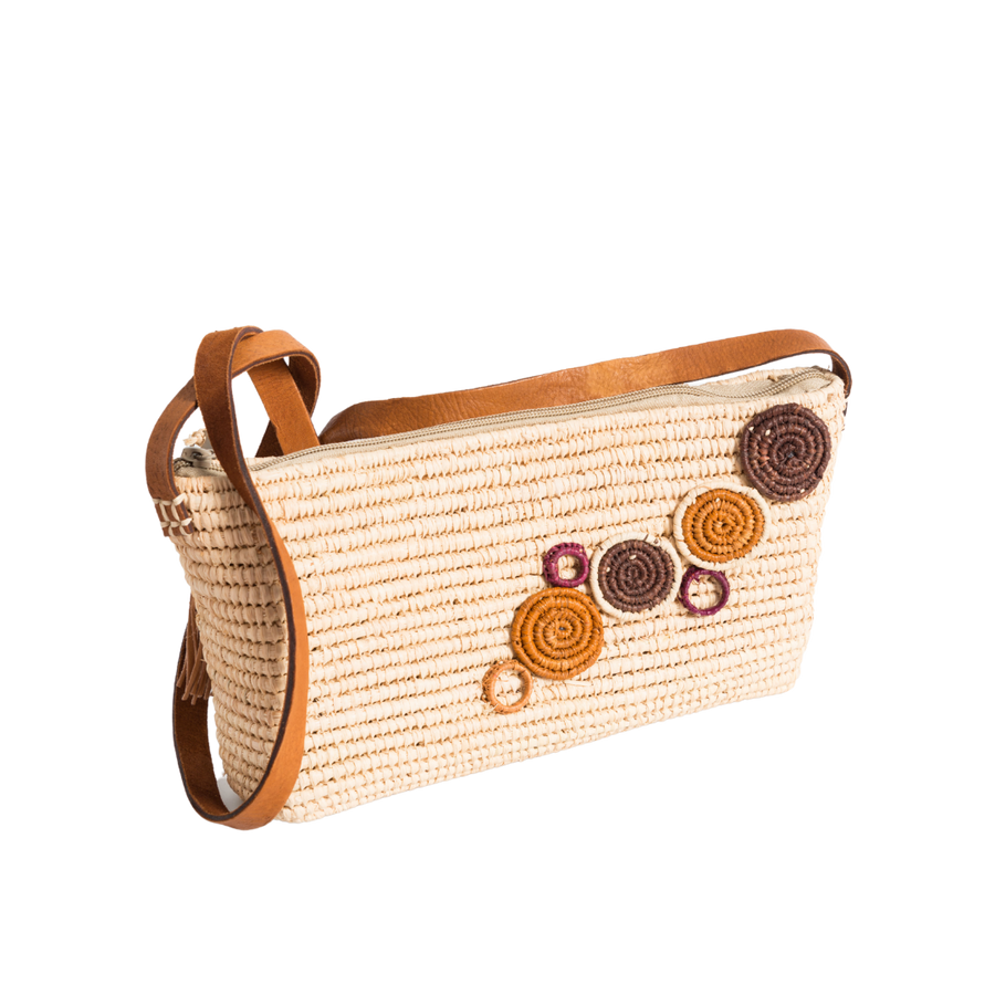 Handmade Moroccan Rectangle Raffia Handbag – Woven Straw Bag with Leather Strap Lightweight Summer Tote (1) Handmade Moroccan Rectangle Raffia Handbag – Woven Straw Bag with Leather Strap | Lightweight Summer Tote - Image 1