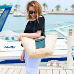 Handmade Moroccan Straw Beach Bag – Woven Palm Basket Tote with Dual Straps  Eco-Friendly Summer Bag - Image 3