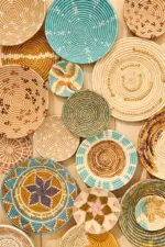 Handwoven Driftwood Mini Basket – Natural Sisal & Sweetgrass | Rwandan Craft Decor - Image 3