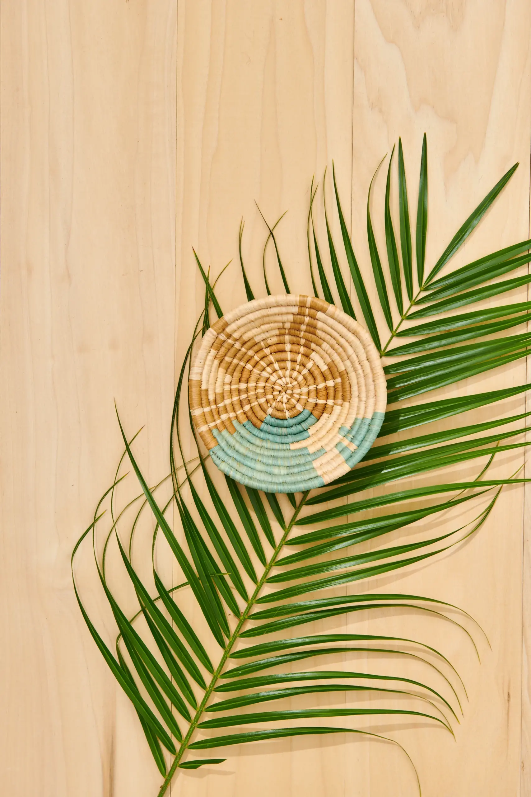 Handwoven Driftwood Mini Basket – Natural Sisal & Sweetgrass Rwandan Craft Decor (2) Handwoven Driftwood Mini Basket – Natural Sisal & Sweetgrass | Rwandan Craft Decor - Image 1