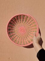 Handwoven Raffia Bowl Ø33cm – Moroccan Wall & Table Decoration - Image 4