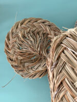 Handwoven Reed Elephant Head Wall Decor – Handmade in Morocco - Image 5