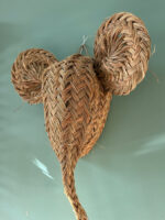 Handwoven Reed Elephant Head Wall Decor – Handmade in Morocco - Image 2