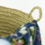 Laundry Basket – Loti | Handwoven Moroccan Palm Leaf Hamper | Natural Eco-Friendly Storage Basket for Home & Bathroom Décor - Image 3