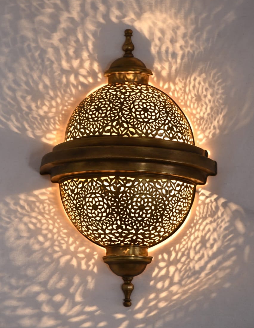 Marrakech Wall Sconce – Handmade Moroccan Wall Light Arabic Calligraphy & Geometric Design (2) Marrakech Wall Sconce – Handmade Moroccan Wall Light | Arabic Calligraphy & Geometric Design - Image 1