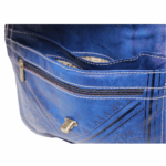 Moroccan Natural Leather Bag – Fes Style, Various Colors, Handcrafted with Floral Motifs - Image 4