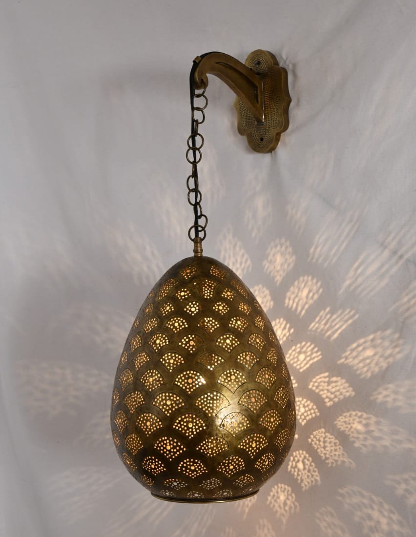 Taza Moroccan Chandelier – Handmade Copper Pendant Light (2) Taza Moroccan Chandelier – Handmade Copper Pendant Light - Image 1