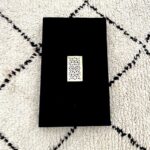 Tray in Walnut Wood with Hand-Cut Stainless Steel Handle | Handmade Moroccan Serving Tray - Image 2