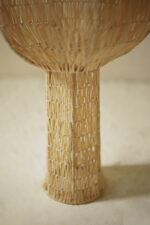 Natural Raffia Table Lamp – Handmade Moroccan Lamp - Image 3
