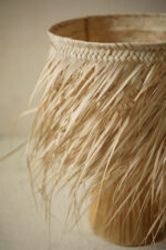 Natural Raffia Table Lamp – Handmade Moroccan Lamp - Image 3