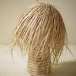 Natural Raffia Table Lamp – Handmade Moroccan Lamp