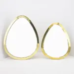 ✨ Mirror – Ludovica – L  Handcrafted Brass Wall Mirror - Image 3