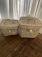 🌾 Malle / Vanity S – Handwoven Palm Storage Basket - Image 2