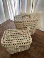 🌾 Malle / Vanity S – Handwoven Palm Storage Basket - Image 4