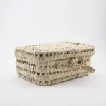 🌿 Basket Suitcase – L | Handwoven Palm Leaf Storage Case - Image 4