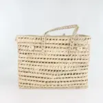 🌿 Basket – Hailey – XL  Handwoven Palm Leaf Storage Basket - Image 5