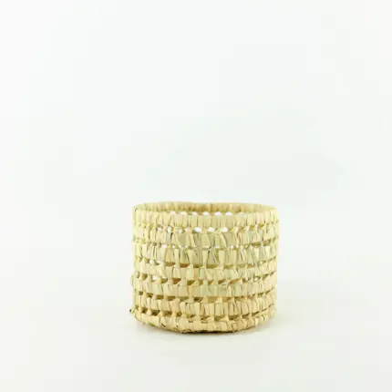 🌿 Cup XS – Handwoven Palm Leaf Basket