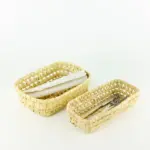 🌿 Cutlery Basket – S | Handwoven Palm Leaf Table Organizer