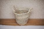 🧺 Small Palm Storage Baskets | Handmade Moroccan Natural Palm Organizer - Image 4