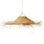 Casablanca Parasol Lampshade – Handwoven Moroccan Esparto Grass Pendant Light - Image 11