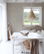 Moroccan Straw Lampshade Conical – Handwoven Palm Leaf Pendant Light - Image 12