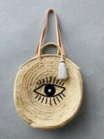 👁️ Personalized Round Basket Bag – EYE NAZAR - Image 5