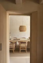 Moroccan Straw Art Pendant Light Raffia – Handwoven Natural Palm Leaf Lampshade