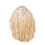 Shaggy Pendant Natural L – Handwoven Rattan Boho Lampshade - Image 2
