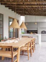 Casablanca Conical Lampshade – Handwoven Moroccan Pendant Light in Natural Alfa Fiber - Image 8