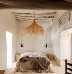 Royal Whipped Lampshade XXL – Handwoven Rattan Statement Pendant Light - Image 2