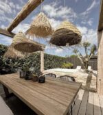 Casablanca Parasol Lampshade – Handwoven Moroccan Esparto Grass Pendant Light - Image 6