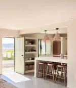 Moroccan Straw Lampshade Conical – Handwoven Palm Leaf Pendant Light - Image 3