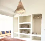 Moroccan Straw Lampshade Conical – Handwoven Palm Leaf Pendant Light - Image 9