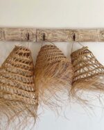 Casablanca Conical Lampshade Ajouré – Handwoven Moroccan Esparto Grass Pendant - Image 7