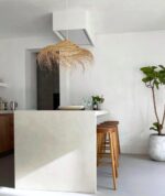 Casablanca Parasol Lampshade Ajouré – Handwoven Moroccan Esparto Grass Pendant - Image 4