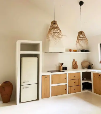 Casablanca Conical Lampshade Ajouré – Handwoven Moroccan Esparto Grass Pendant