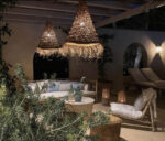 Casablanca Conical Lampshade – Handwoven Moroccan Pendant Light in Natural Alfa Fiber - Image 3