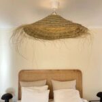 Casablanca Parasol Lampshade – Handwoven Moroccan Esparto Grass Pendant Light