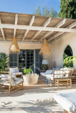 Casablanca Conical Lampshade – Handwoven Moroccan Pendant Light in Natural Alfa Fiber - Image 7