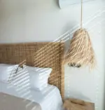 Moroccan Straw Lampshade Conical – Handwoven Palm Leaf Pendant Light - Image 13