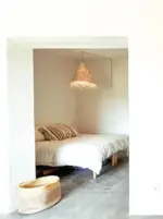 Moroccan Straw Lampshade Conical – Handwoven Palm Leaf Pendant Light - Image 7